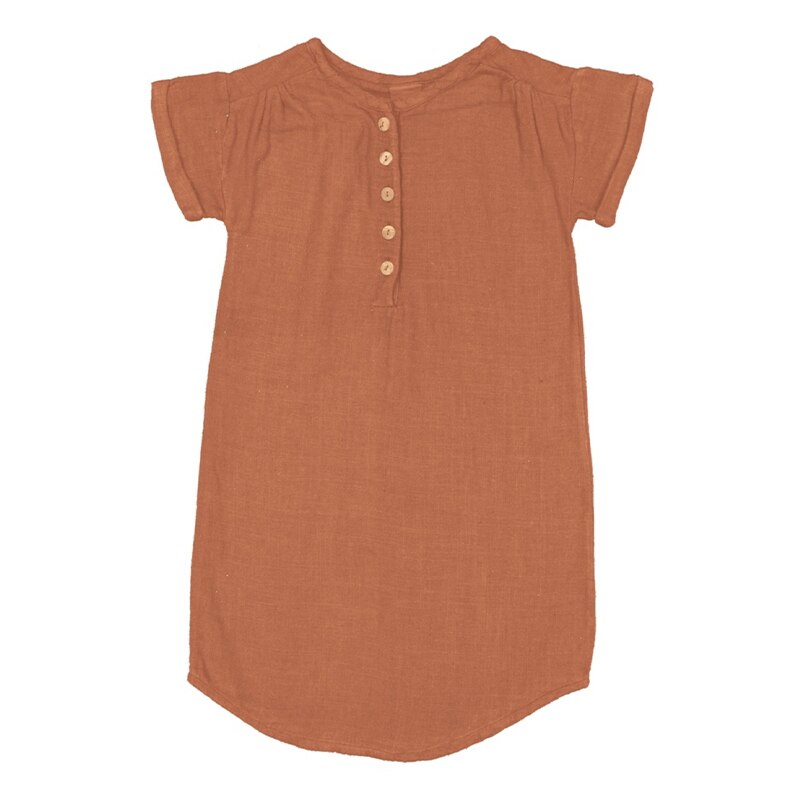 100% Cotton Muslin Vintage Girls Dress TZ082