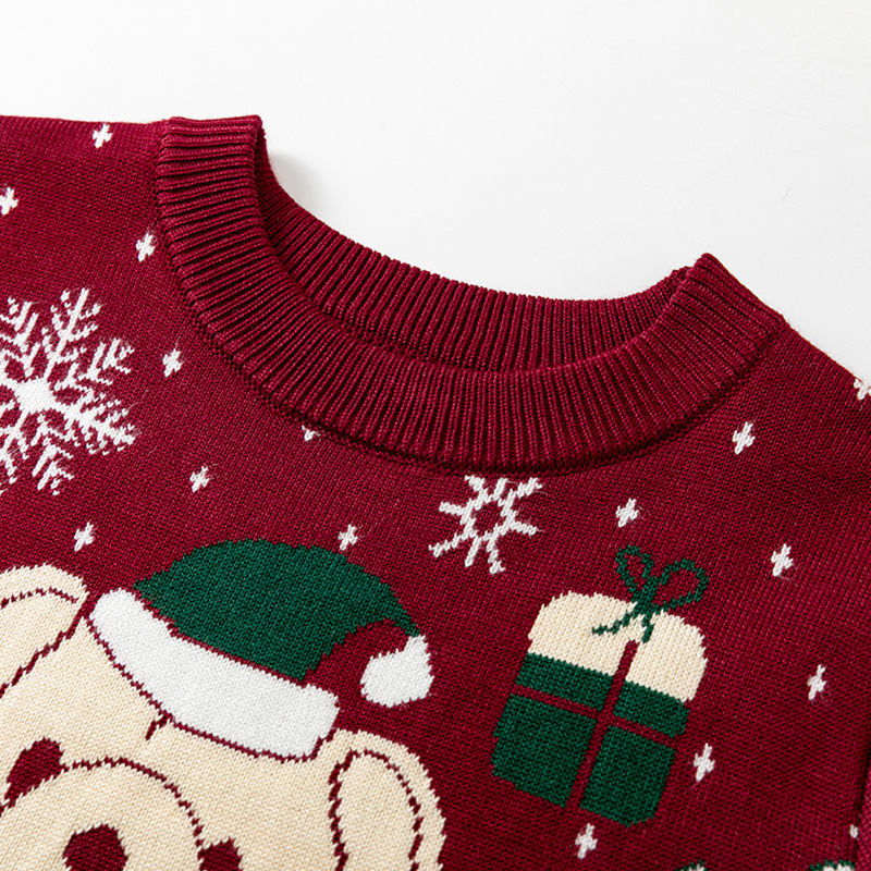 Christmas Bear Girl Pullover Bottoming Sweater GH10