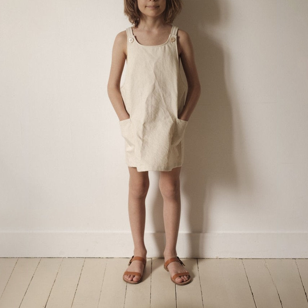 Kid's Pocket Denim Skirt VV06-(Hand Made)