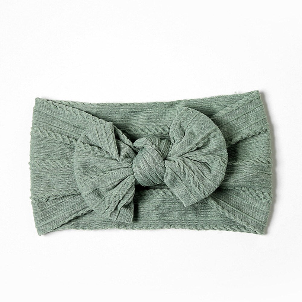 Bow Soft Nylon Kids Hair Accessories 32 Colors GH23