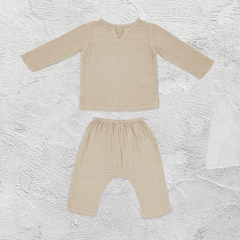 Boys And Girls Cotton Summer Suit WT766