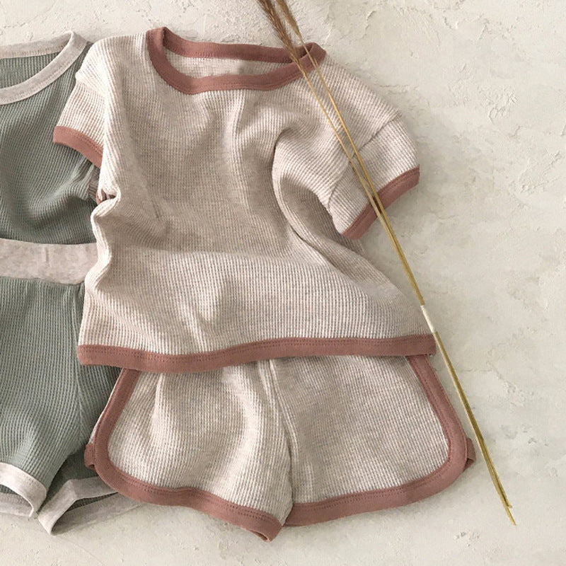 Casual Sports T-Shirt + Shorts 2-Piece Summer Sets WT793