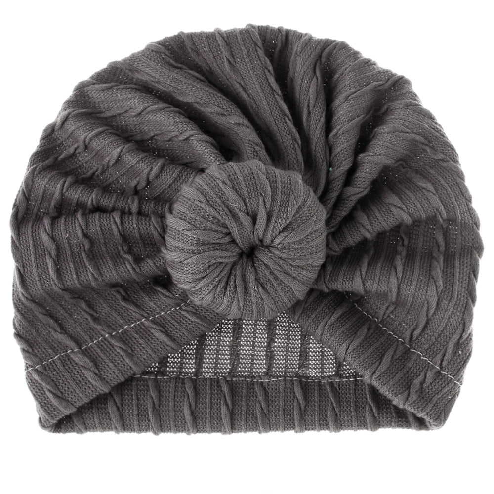New Children's Cap Elastic Jacquard Pullover Cap GH44