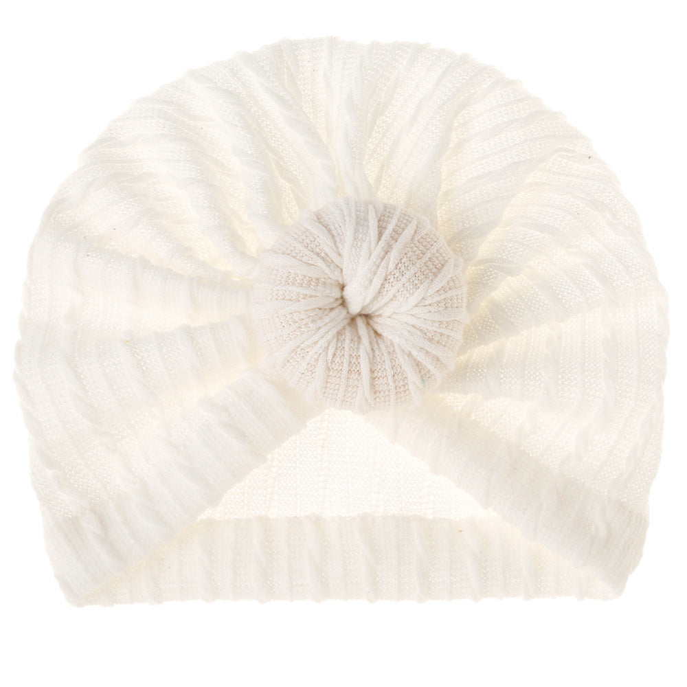 New Children's Cap Elastic Jacquard Pullover Cap GH44
