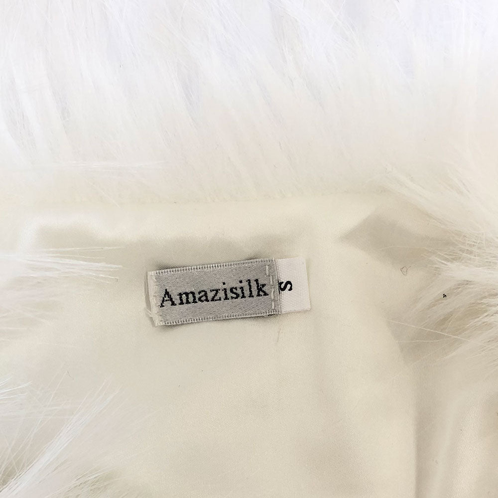 Amazisilk Women's Faux Fur Overcoats