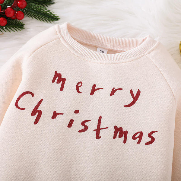 Children's Christmas Alphabet Pullover Sweatshirt GH40