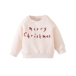 Children's Christmas Alphabet Pullover Sweatshirt GH40