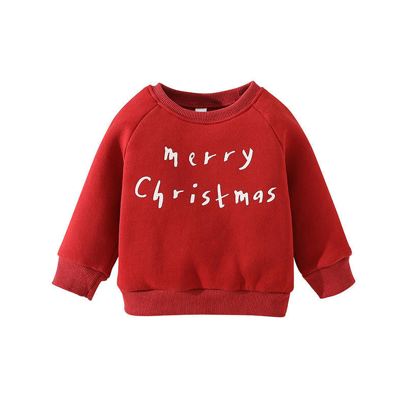 Children's Christmas Alphabet Pullover Sweatshirt GH40