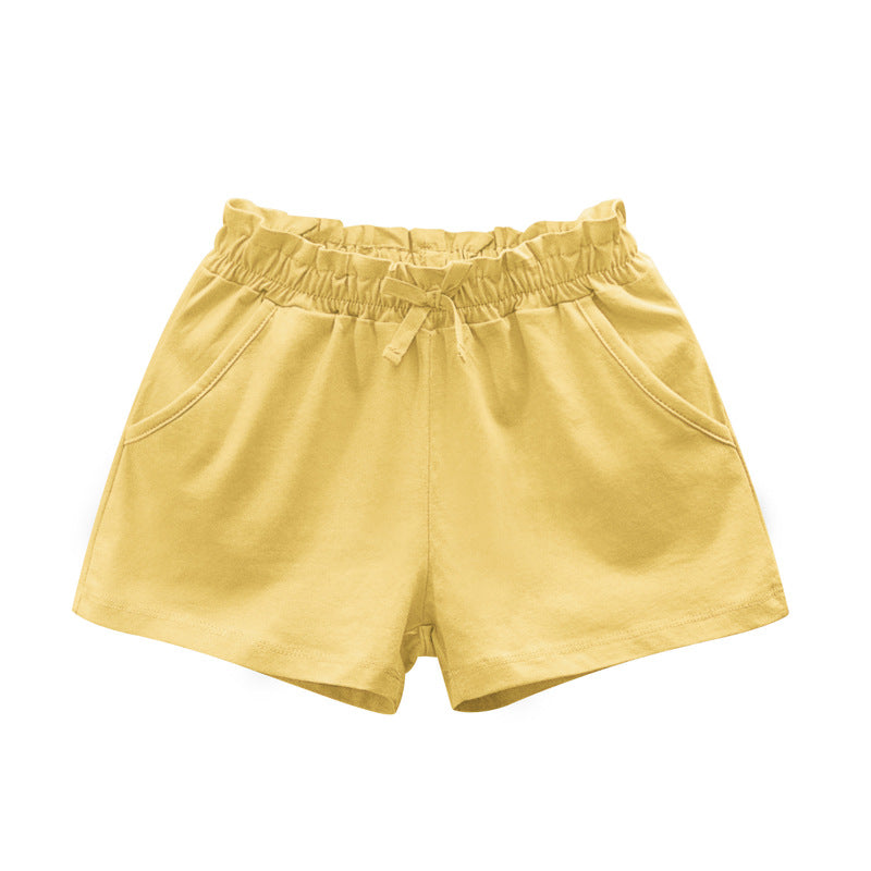 Girls Shorts Solid Color Casual  Shorts  WTP31