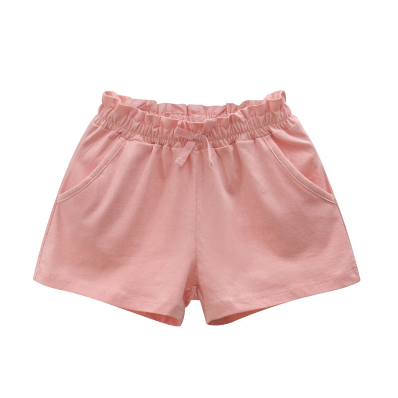 Girls Shorts Solid Color Casual  Shorts  WTP31