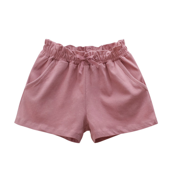 Girls Shorts Solid Color Casual  Shorts  WTP31