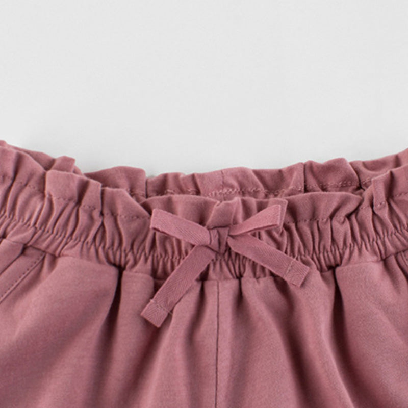 Girls Shorts Solid Color Casual  Shorts  WTP31