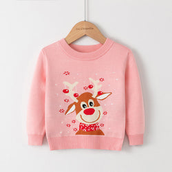 Christmas Deer Kids Pullover Sweater GH11