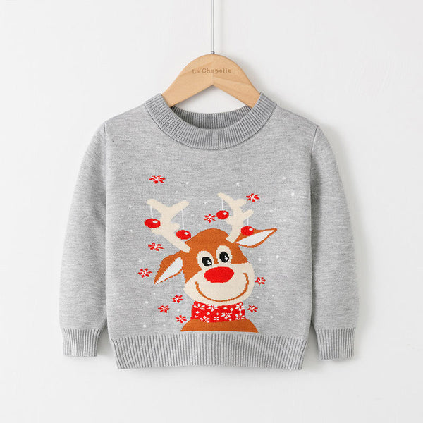 Christmas Deer Kids Pullover Sweater GH11