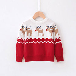 Christmas Fawn Children's Pullover Sweater GH12