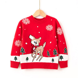 Christmas Fawn Children's Pullover Sweater GH14