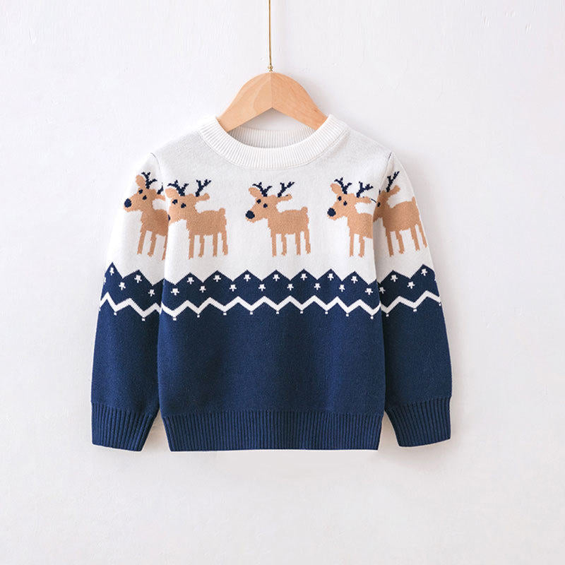 Christmas Fawn Children's Pullover Sweater GH12