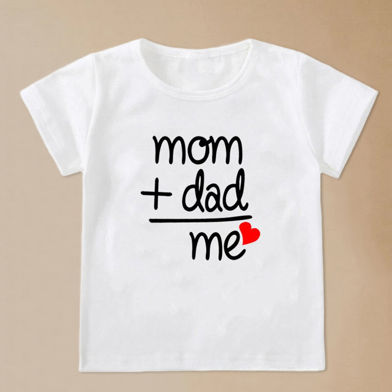 New I Love Papa Mama Kids T-shirt  GH29