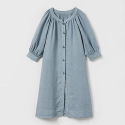 Girls' Slotted Collar Shirt Dress VV13-（Hand Made)