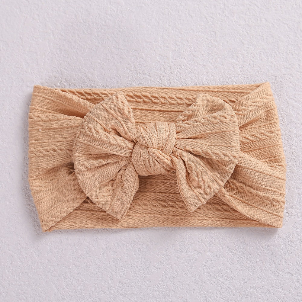 Bow Soft Nylon Kids Hair Accessories 32 Colors GH23