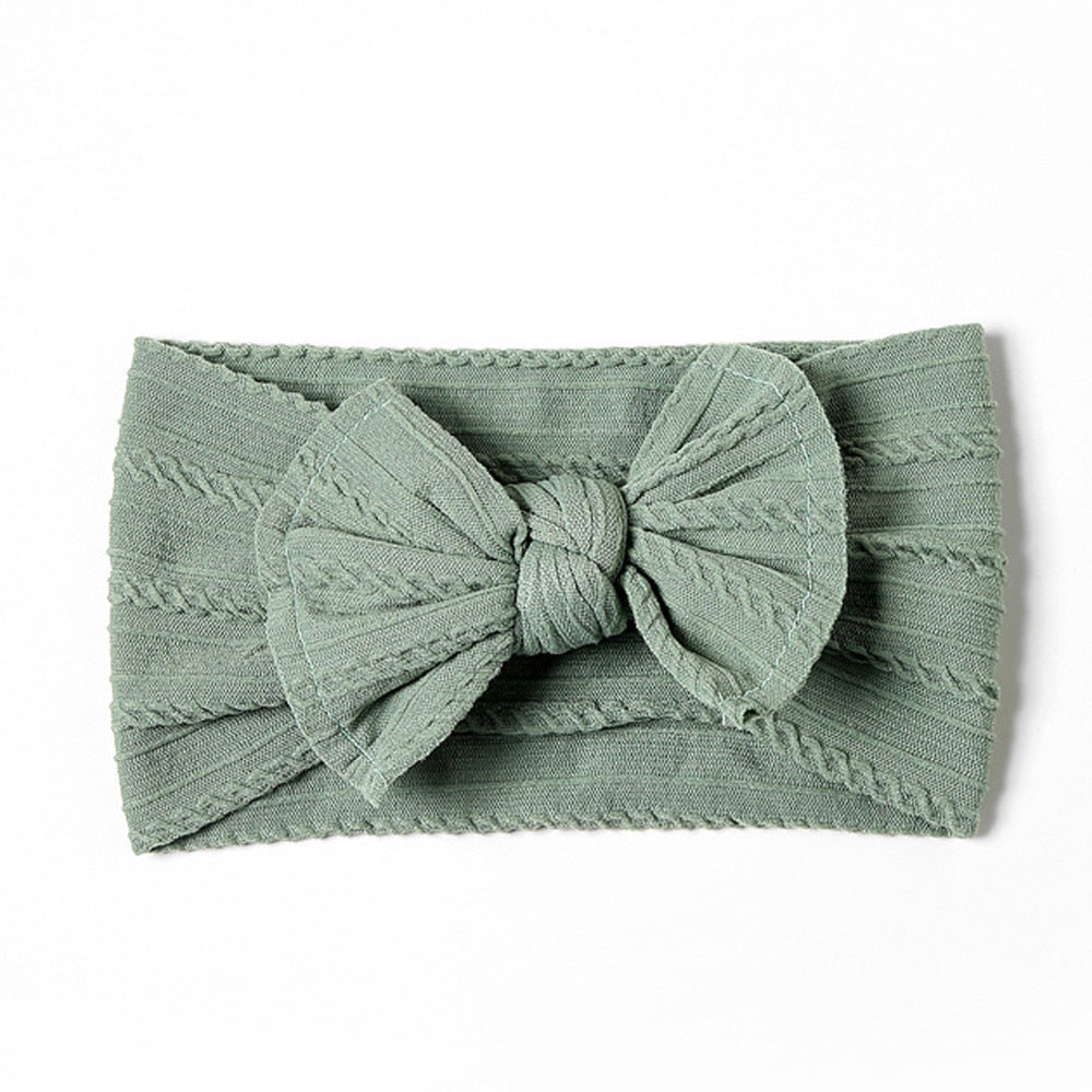 Bow Soft Nylon Kids Hair Accessories 32 Colors GH23