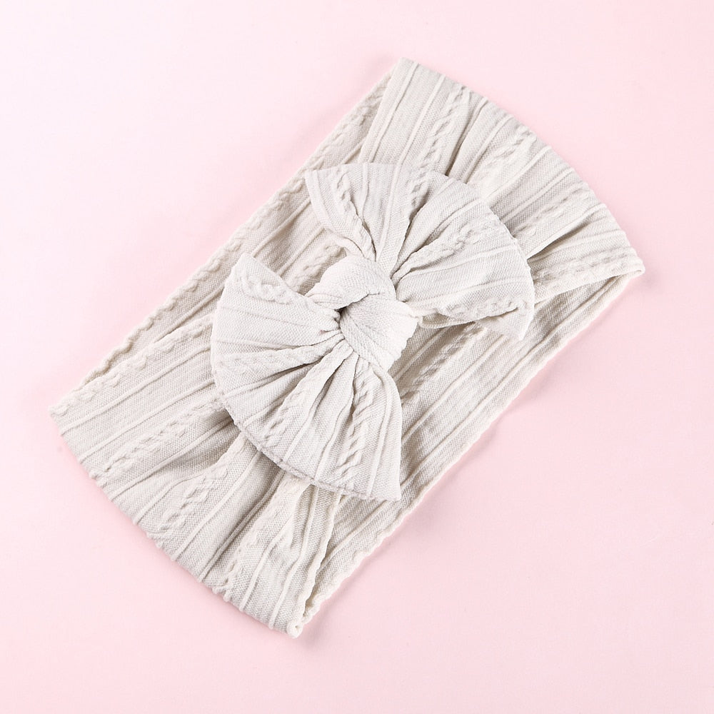 Bow Soft Nylon Kids Hair Accessories 32 Colors GH23