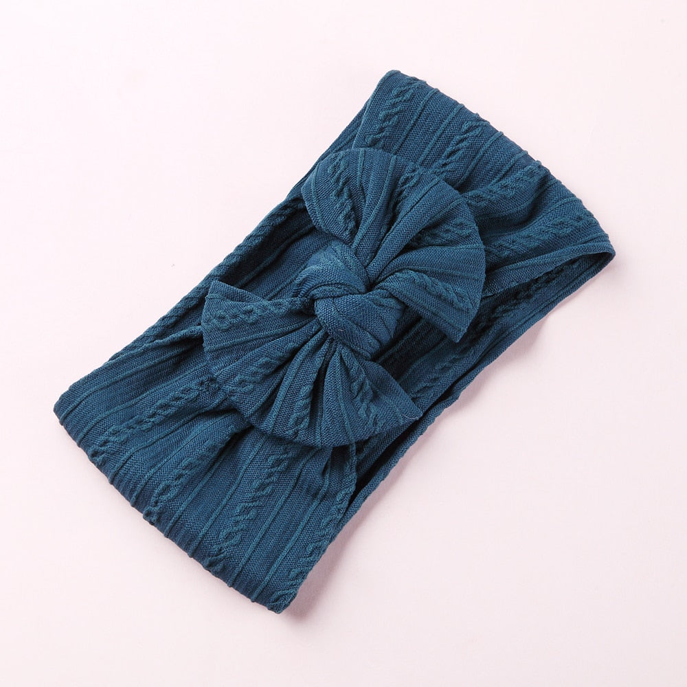 Bow Soft Nylon Kids Hair Accessories 32 Colors GH23