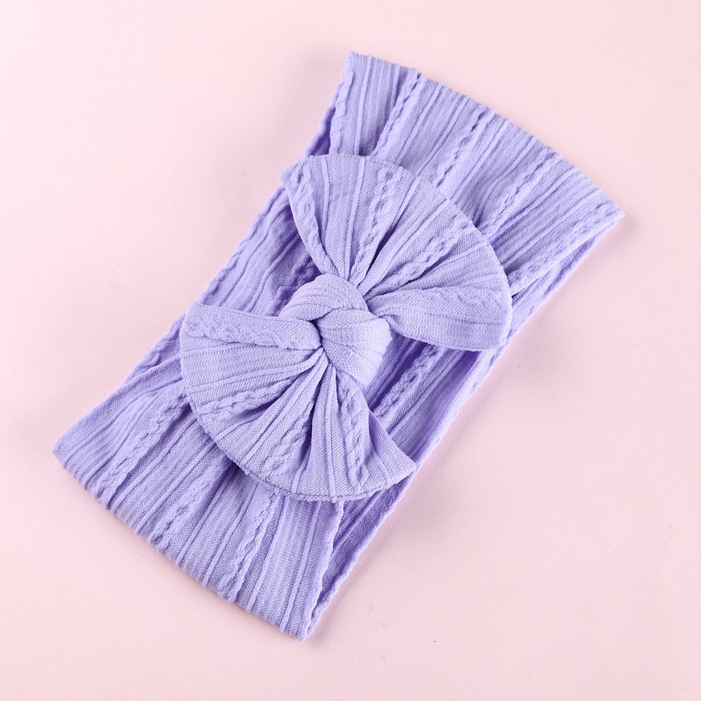 Bow Soft Nylon Kids Hair Accessories 32 Colors GH23