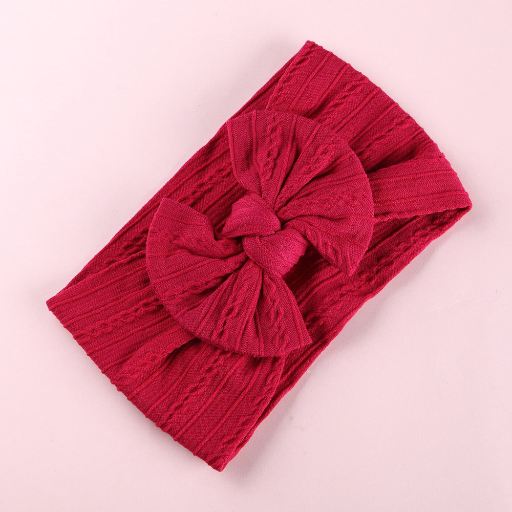 Bow Soft Nylon Kids Hair Accessories 32 Colors GH23