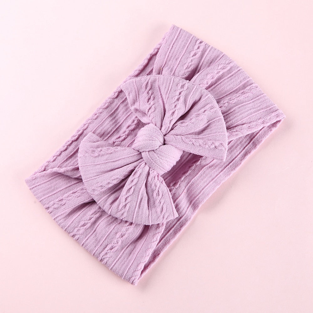 Bow Soft Nylon Kids Hair Accessories 32 Colors GH23