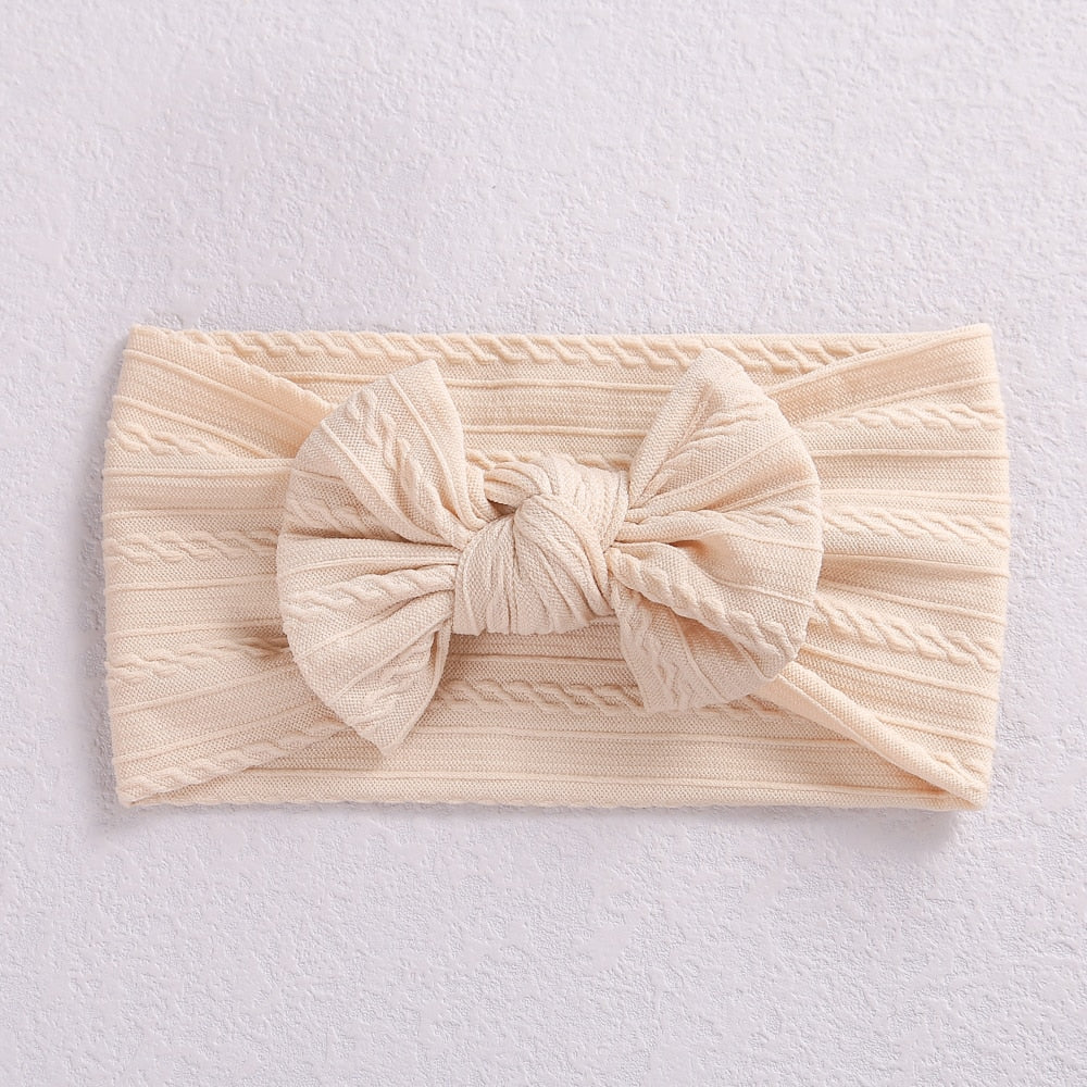 Bow Soft Nylon Kids Hair Accessories 32 Colors GH23