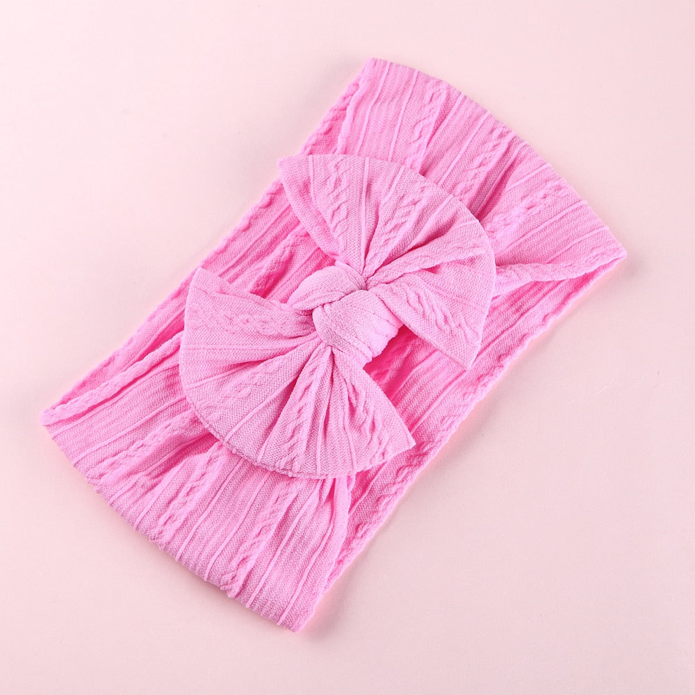 Bow Soft Nylon Kids Hair Accessories 32 Colors GH23