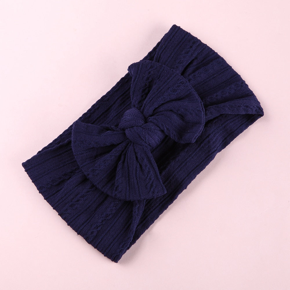 Bow Soft Nylon Kids Hair Accessories 32 Colors GH23