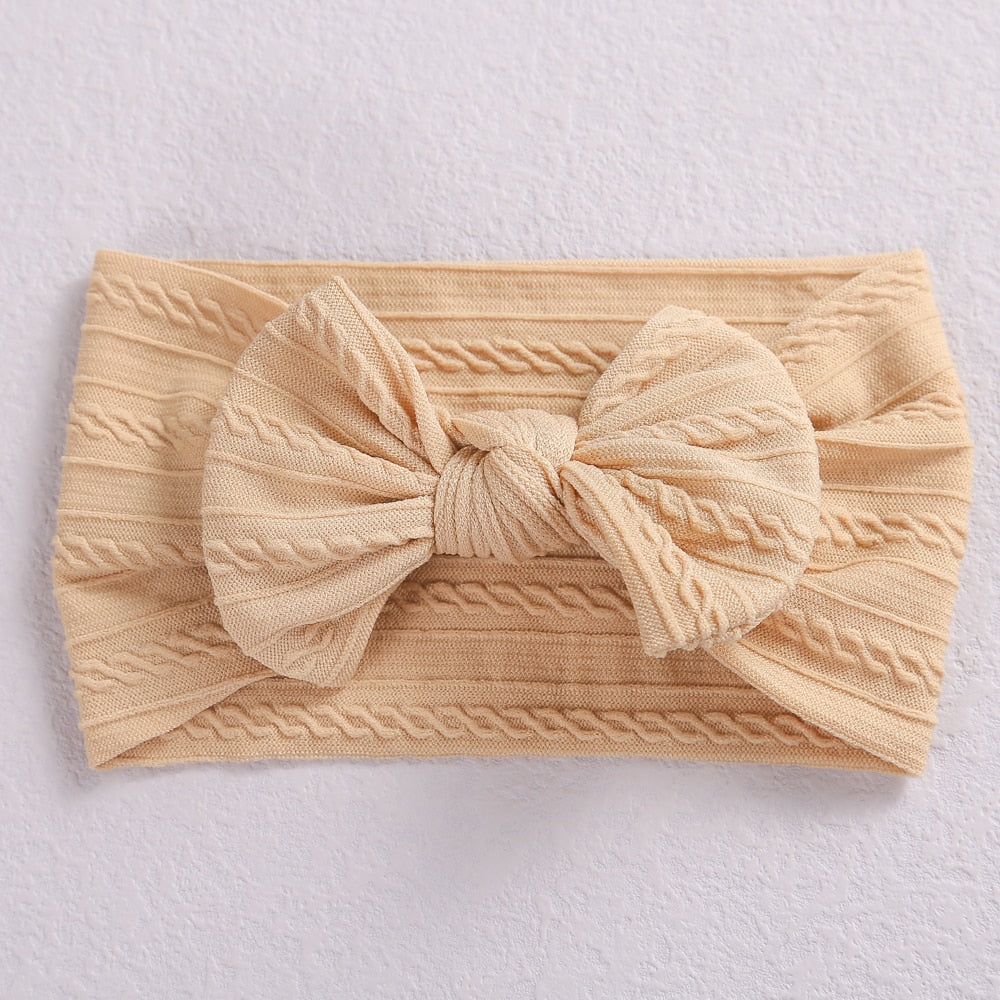 Bow Soft Nylon Kids Hair Accessories 32 Colors GH23