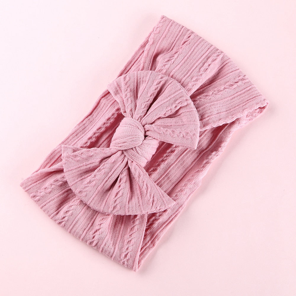 Bow Soft Nylon Kids Hair Accessories 32 Colors GH23