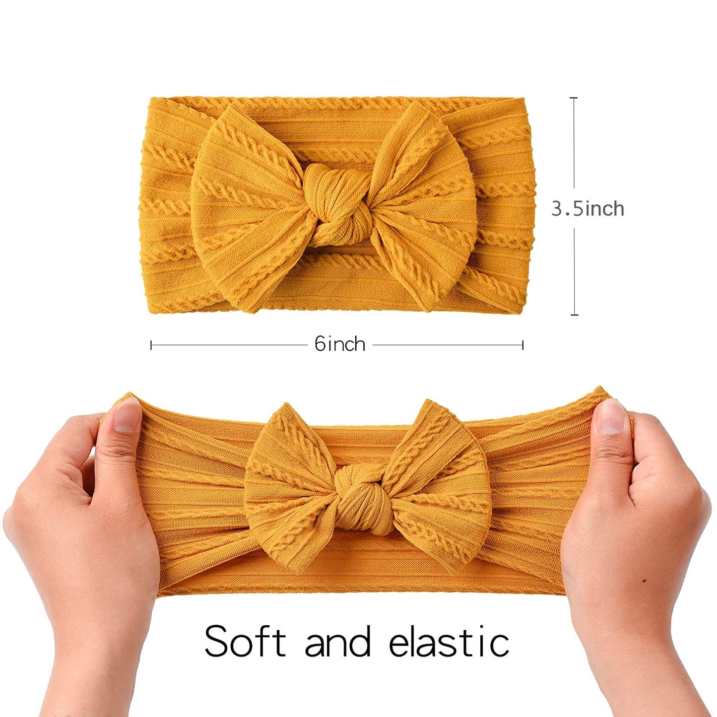 Bow Soft Nylon Kids Hair Accessories 32 Colors GH23
