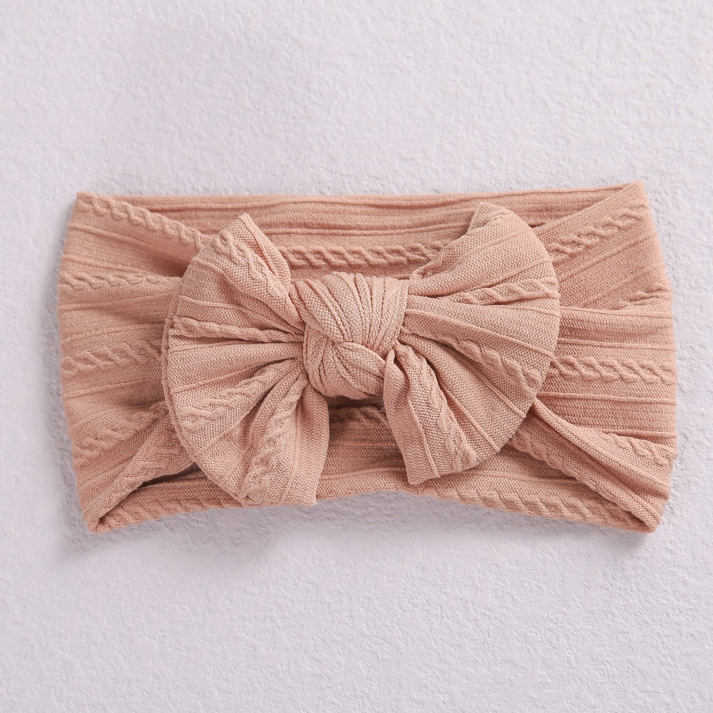 Bow Soft Nylon Kids Hair Accessories 32 Colors GH23