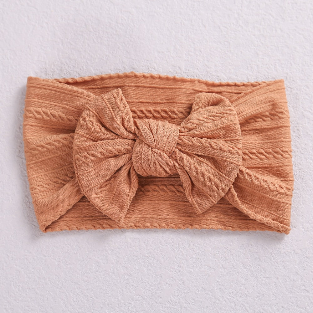 Bow Soft Nylon Kids Hair Accessories 32 Colors GH23