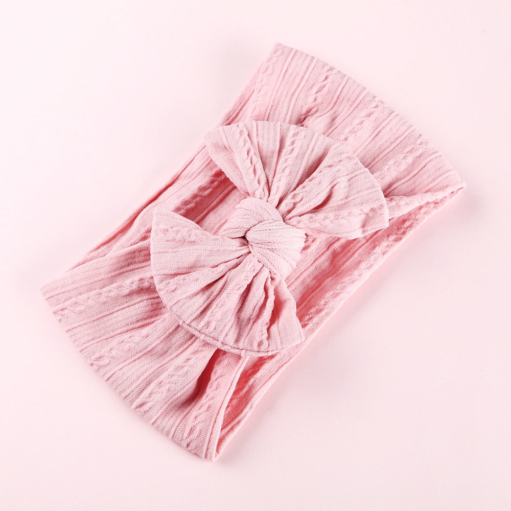 Bow Soft Nylon Kids Hair Accessories 32 Colors GH23