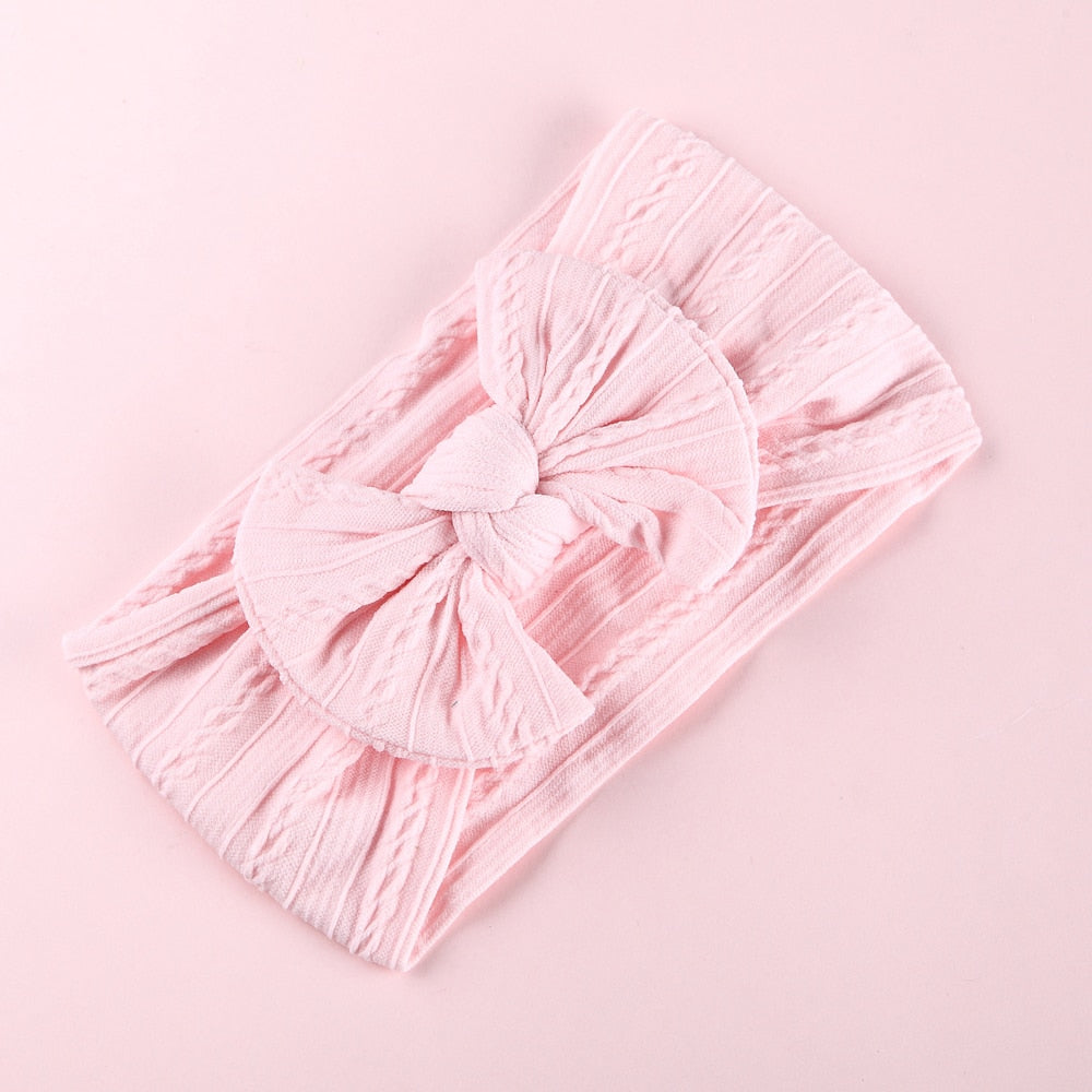 Bow Soft Nylon Kids Hair Accessories 32 Colors GH23