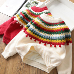 Girls Christmas Fleece Sweater GH27