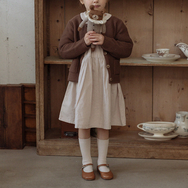 Comfortable Linen Dress with Puff Sleeves - Jeans and a Teacup