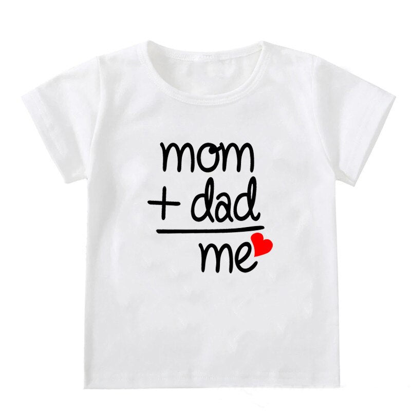 New I Love Papa Mama Kids T-shirt  GH29