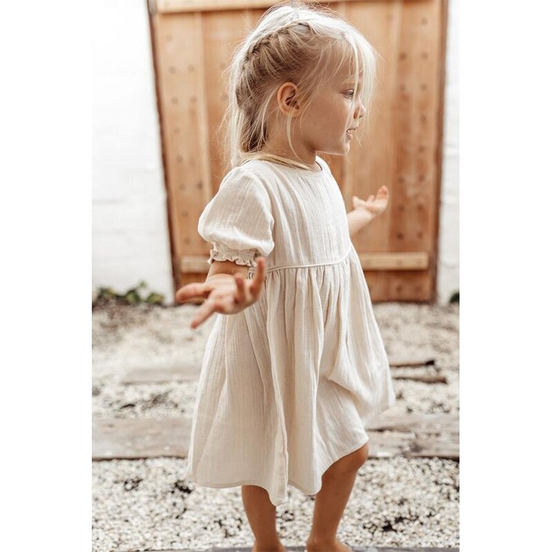 Retro Casual Dresses Children's Clothing TZ083