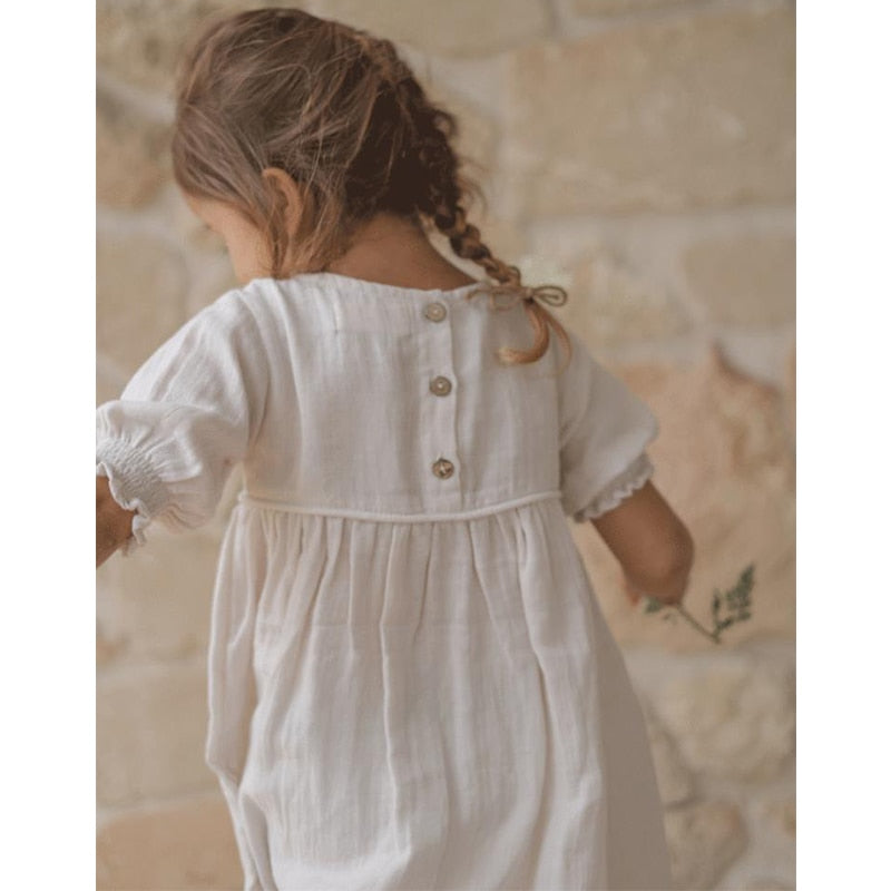 Retro Casual Dresses Children's Clothing TZ083