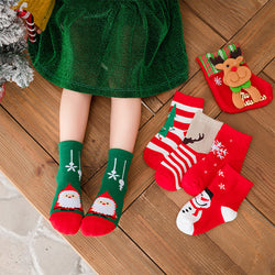 Autumn and Winter New Children's Cute Christmas Socks GH48