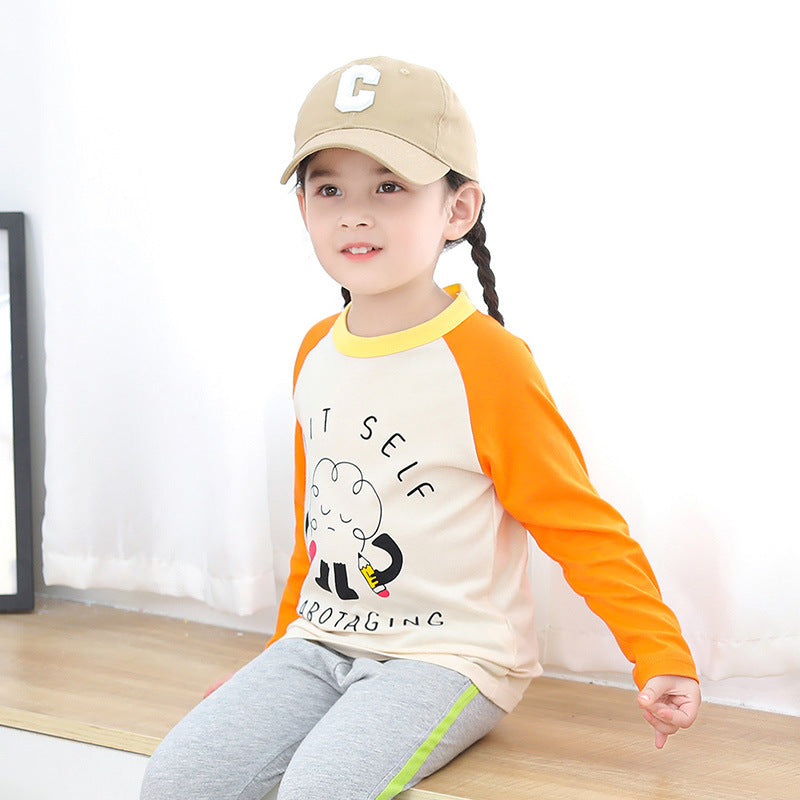 Girls' Printed Long Sleeve Top GH07