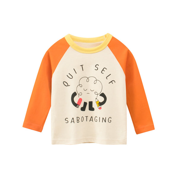 Girls' Printed Long Sleeve Top GH07