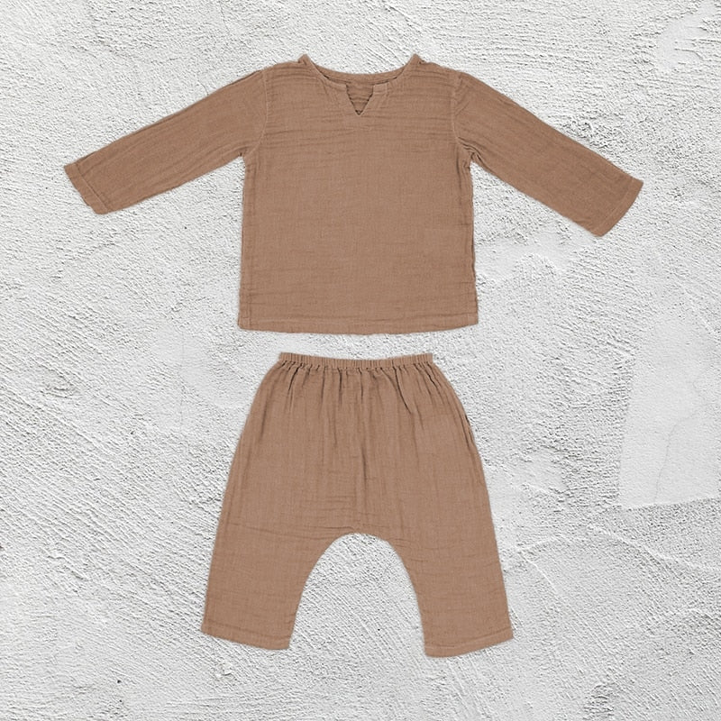 Boys And Girls Cotton Summer Suit  WT766