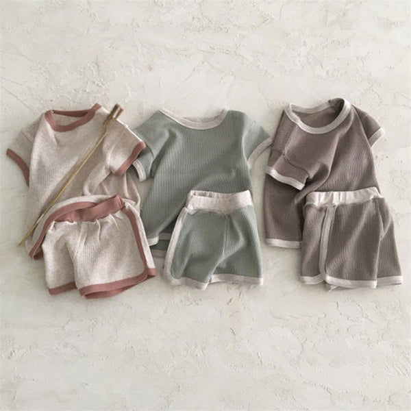 Casual Sports T-Shirt + Shorts 2-Piece Summer Sets WT793